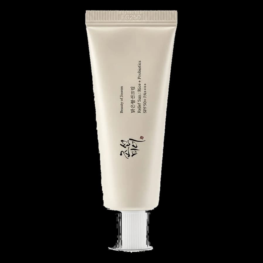 Crème solaire riz + probiotiques