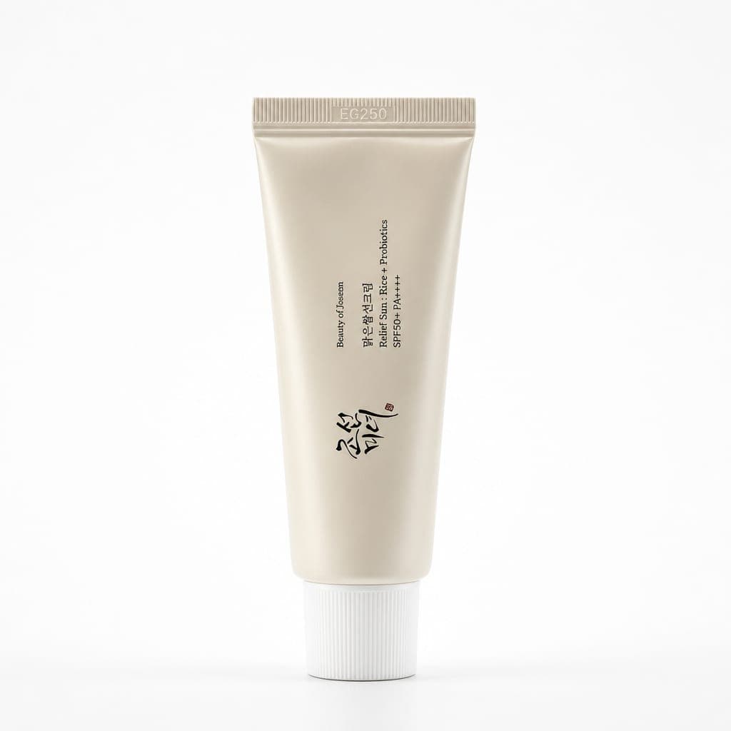 Crème solaire riz + probiotiques